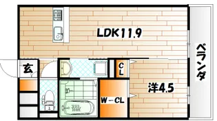 DーK house【3階】の間取り