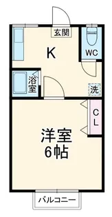 サンマリンハウス【2階】の間取り