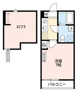 パルレザンド宮原【2階】の間取り