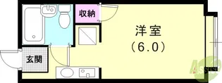 アメニティーハイツ大谷【1階】の間取り