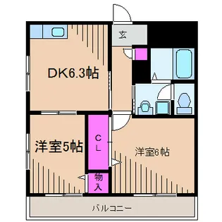 プルミエール【2階】の間取り