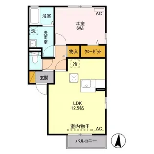 ボナール【1階】の間取り