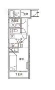 元浅草YKマンション【1階】の間取り