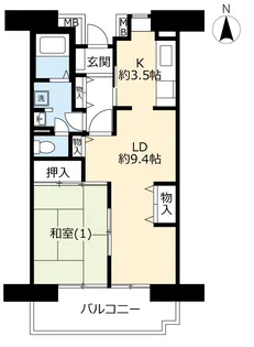 UR戸田【2階】の間取り