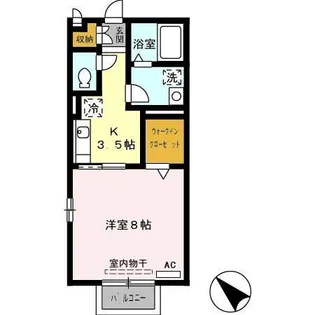 さくら館 C棟【2階】の間取り