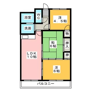 第二新海マンション【5階】の間取り