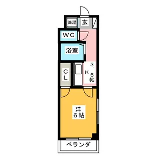 蕨ヒルズZ【3階】の間取り