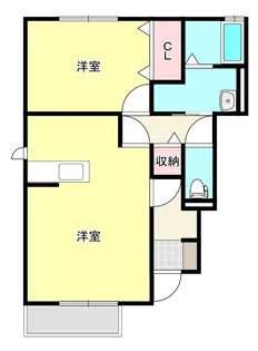 アヴァンスI【1階】の間取り