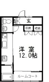 ゴールドパーク B【1階】の間取り