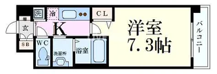 アスヴェル京都壬生WEST【4階】の間取り