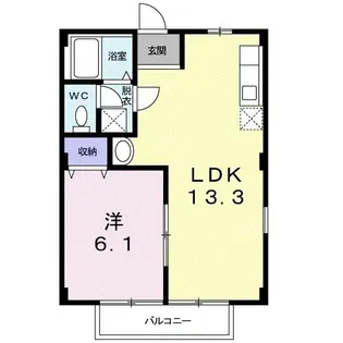 ニューシティ鈴木【2階】の間取り