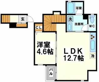 Russet Square【2階】の間取り