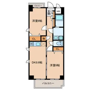 雅ビル【4階】の間取り