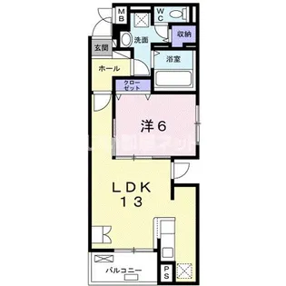 藤阪東レジデンス八弘【2階】の間取り