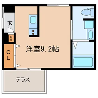 ルナビアンカ【1階】の間取り