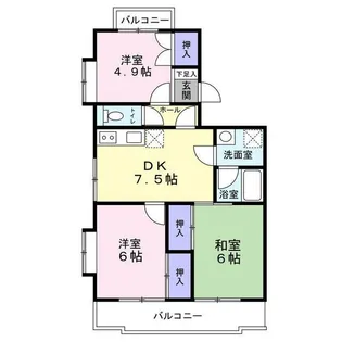 コートビレジ【2階】の間取り