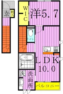 AGUSTA初石【2階】の間取り