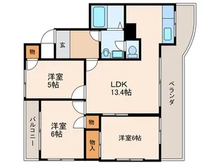 アルゴヴィラージュ高峰【4階】の間取り