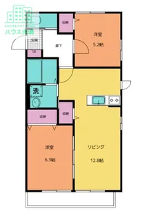 グランコート松原【2階】の間取り