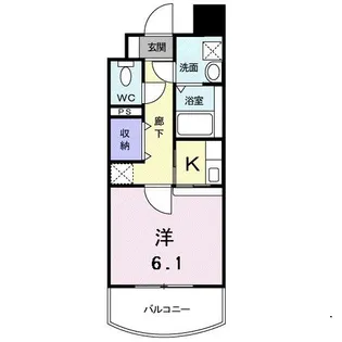 セレーノ・コンフォート大手門【11階】の間取り