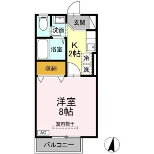 シティハイム【2階】の間取り