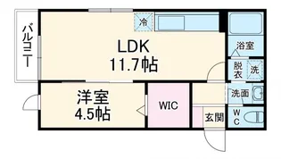 Mirador Sakura【2階】の間取り
