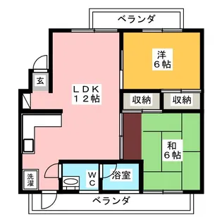 カーサポモドーロ【3階】の間取り