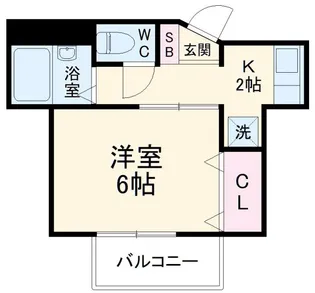 プロヴァンス日吉【2階】の間取り
