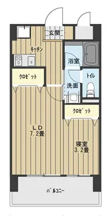 グレイスヒル・ホズミ【3階】の間取り