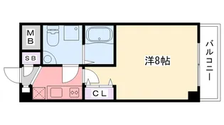 セレニテ甲子園【5階】の間取り