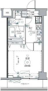 クレヴィスタ西馬込【3階】の間取り