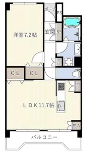 サクマ東大宮ハイツ【2階】の間取り