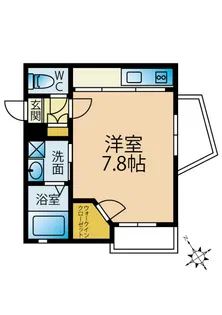 ミオカーメラ夏見【1階】の間取り
