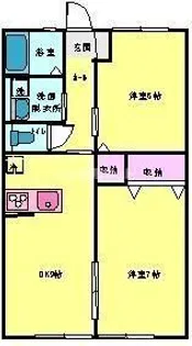 レトア フィオーレ【1階】の間取り