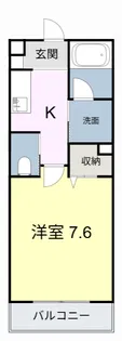 シャルールKT【3階】の間取り