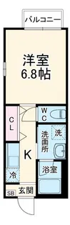 イースターリリー川口【1階】の間取り