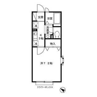 ガーデンプラザ 弐番館【2階】の間取り