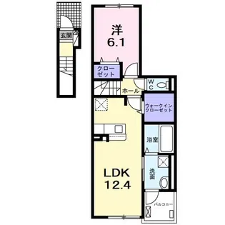 フォーチューン・メゾン【2階】の間取り