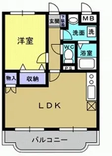 Y&Mカルム東峰【3階】の間取り