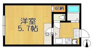 ウィル東照宮【2階】の間取り