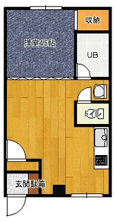 ひまわりハイツII【2階】の間取り