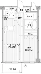 デュオ・スカーラ用賀II【3階】の間取り