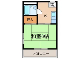 サン武庫之荘【4階】の間取り