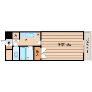 第2サンハイツ通町【3階】の間取り