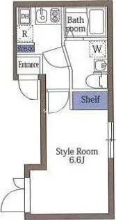 ハレレア横浜反町【1階】の間取り