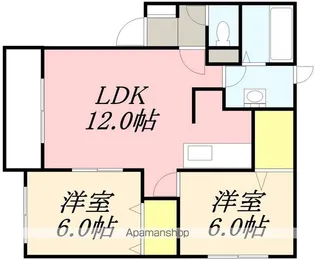 Venus Court【3階】の間取り