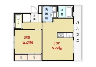 ライトコート【5階】の間取り