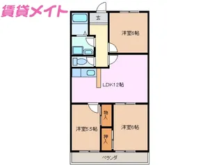 ボヌールシャトー【4階】の間取り