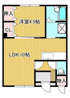 ルポザント三輪【2階】の間取り