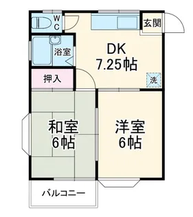 メゾン北公園【1階】の間取り